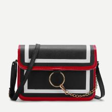 Shein Chain Detail Flap Bag