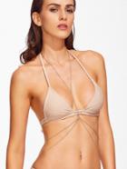 Shein Silver Plated Crossbody Chain