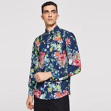 Shein Men Flower Print Shirt