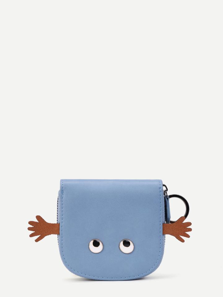 Shein Cute Cartoon Design Pu Wallet