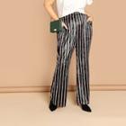 Shein Plus Slant Pocket Striped Pants