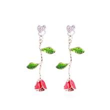 Shein Rose Design Drop Earrings