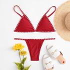 Shein Studded Decorated Bikini Set