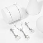 Shein Faux Pearl Detail Necklace & Earrings
