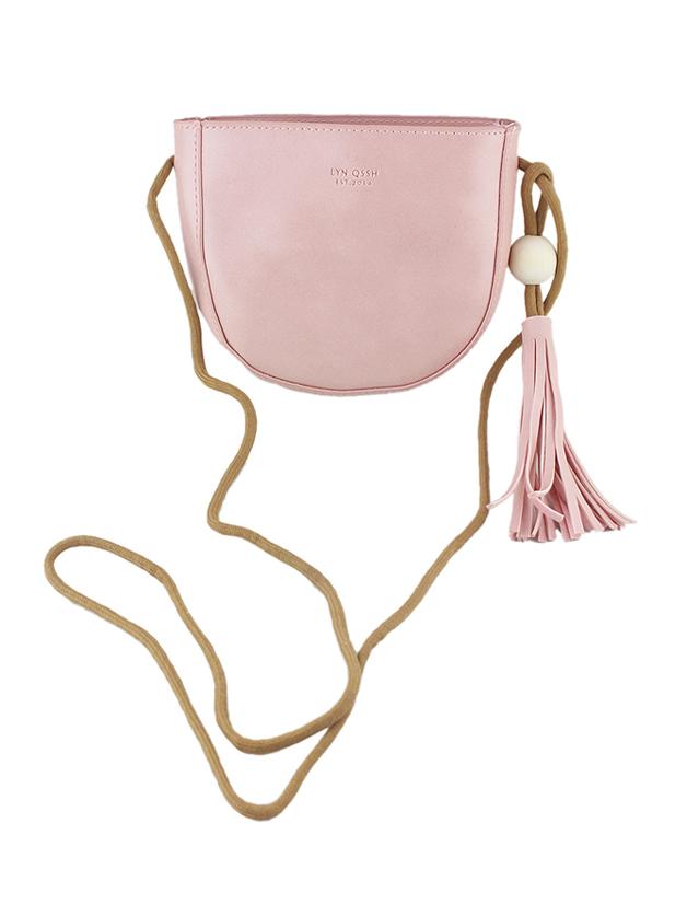 Shein Pink Vintage Style Pu Leather Small Handbag For Ladies