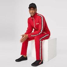Shein Men Striped Trim Sweatshirt & Pants Set