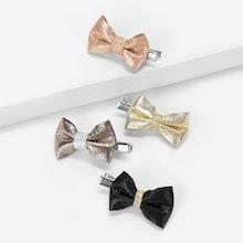 Shein Girls Bow Decorated Hair Clip 4pcs