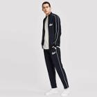 Shein Men Zip Up Mock-neck Coat & Pants Co-ord