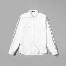Shein Men Striped Side Sleeve Shirt