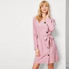 Shein V-neck Button Up Dress