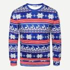 Shein Men Christmas Fairisle Print Sweatshirt