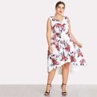 Shein Plus Floral Print Dress