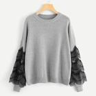 Shein Drop Shoulder Floral Lace Applique Jumper