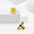 Shein Bee & Flower Mismatched Stud Earrings