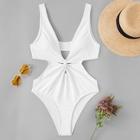 Shein Cut-out Twist Front Swimsuit