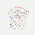 Shein Boys Cactus Print Polo Shirts