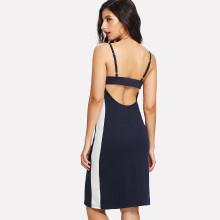 Shein Stripe Side Slip Dress
