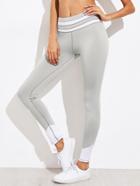 Shein Active Contrast Paneled Leggings