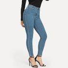 Shein Solid Ankle Jeggings