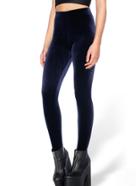 Shein Elastic Waist Velvet Leggings