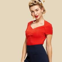 Shein Solid Slim Fitted Tee