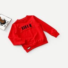 Shein Toddler Boys Patched Detail Sweatshirt