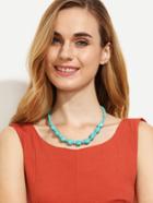 Shein Punk Turquoise Necklace