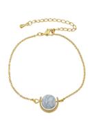 Shein New Simple Imitation Turquoise Chain Bracelet