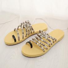 Shein Toe Ring Strappy Flat Sandals