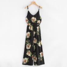 Shein Floral Print Cami Jumpsuit