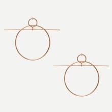 Shein Golden Geometric Earrings