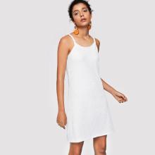 Shein Braided Strap Jersey Dress
