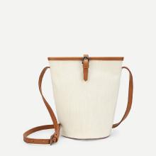 Shein Contrast Design Bucket Crossbody Bag