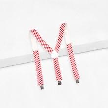 Shein Girls Checkered Suspenders
