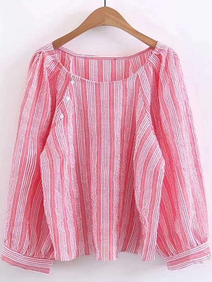 Shein Vertical Striped Tunic Top