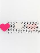 Shein Star Shaped Makeup Puffs With Polka Dot Bag