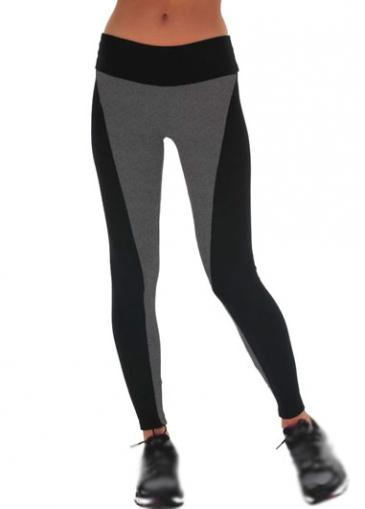 Rosewe Low Waist Color Block Sports Leggings