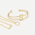 Shein Chain Bracelet & Layered Bracelet Set