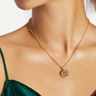 Shein Rhinestone Studded Chain Necklace