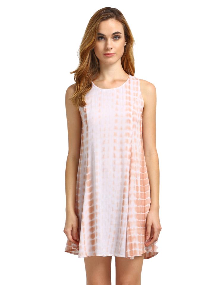 Shein Sleeveless Color Block Dress Sundress