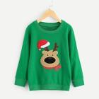 Shein Toddler Girls Christmas Embroidered Sweatshirt