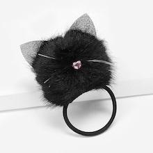 Shein Girls Cat Design Hair Tie