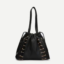 Shein Drawstring Design Tote Bag