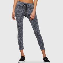 Shein Drawstring Waist Marled Leggings