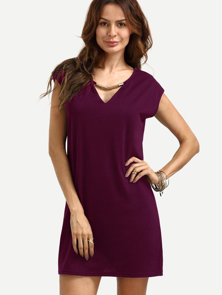 Shein V Neck Shift Dress