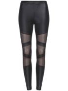 Shein Black Sheer Mesh Leggings