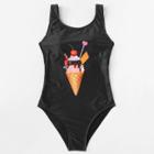 Shein Ice Cream Print Swimsuit