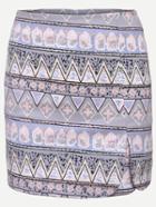 Shein Multicolor Tribal Print Pencil Skirt