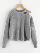 Shein Strappy Open Shoulder Jumper