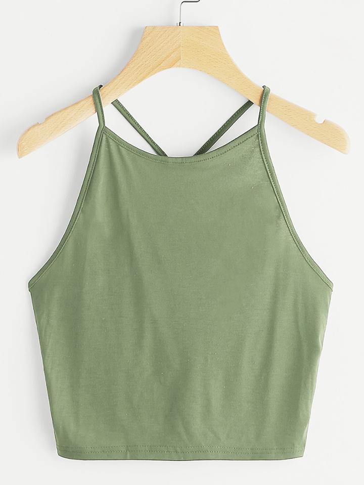 Shein Criss Cross Cami Top